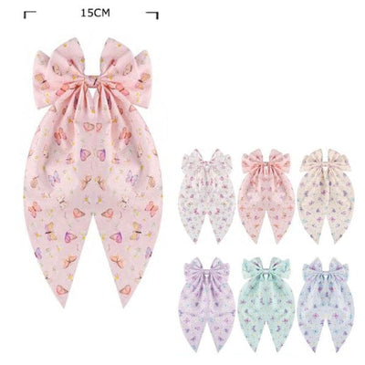 Fashion Hair Bow With Tail 29414M (12 units)