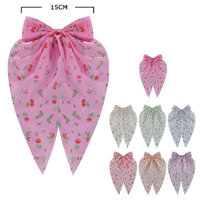 Fashion Hair Bow With Tail 29425M (12 units)