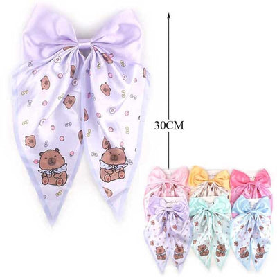 Fashion Hair Bow With Tail 4888 (12 units)