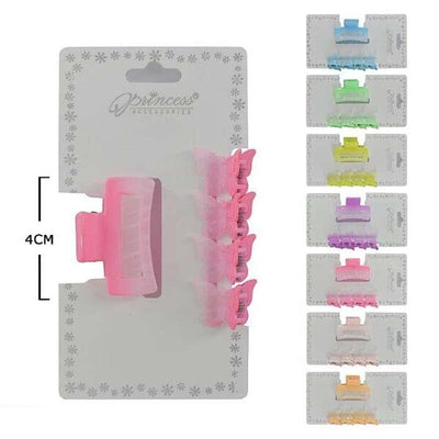 Fashion Hair Jaw Clip Set 771M. (12 units)