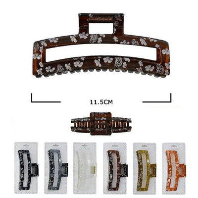 Fashion Hair Jaw Clips 10863D (12 units)