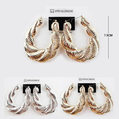 Fashion Hoop Earrings 4692 (12 units)