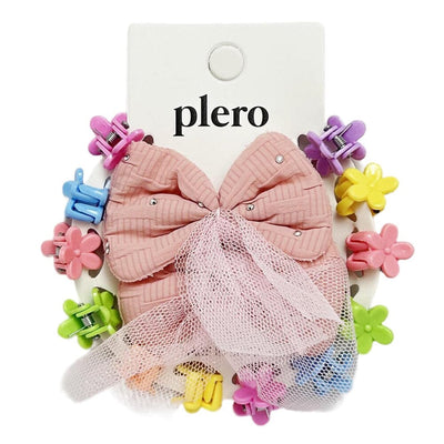 Fashion Kids Hair Bow With Mini Clip Set 2000 (12 units)