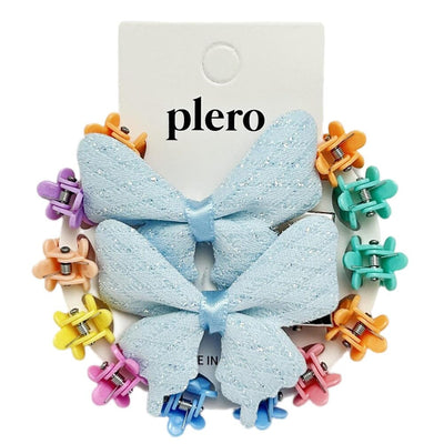 Fashion Kids Hair Bow With Mini Clip Set 2001 (12 units)