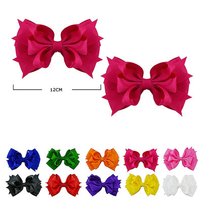 Fashion Layered Hair Bow 1376R (24 units)