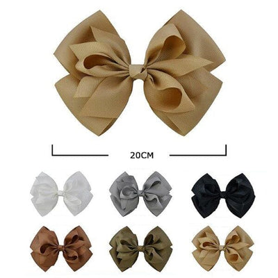 Fashion Layered Hair Bow 28151W (12 units)