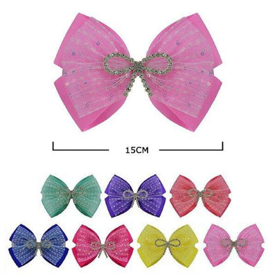 Fashion Layered Hair Bow 29255K (12 units)