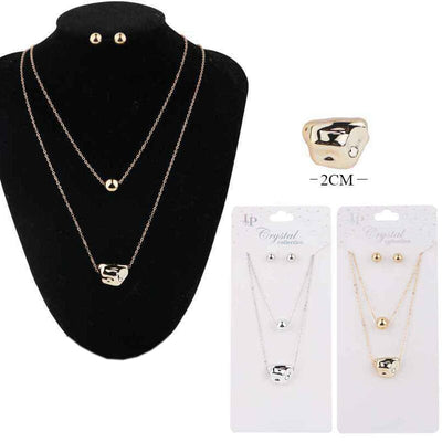 Fashion Layered Necklace Set 1122 (12 units)