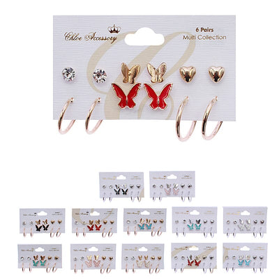 Fashion Multi Earrings 2249R6( 12 units)