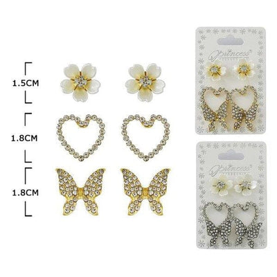 Fashion Multi Earrings 7075SK (12 units)