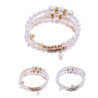 Fashion Pearl Bracelets 1793GS (12 units)