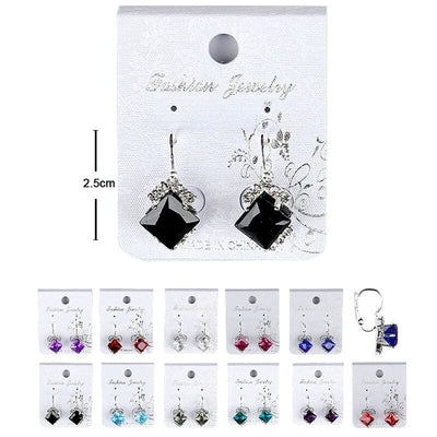 Fashion Rhinestone Earrings 025DQ (12 units)