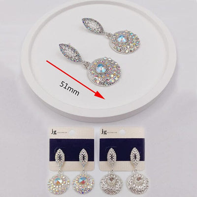 Fashion Rhinestone Earrings 3007 (12 units)