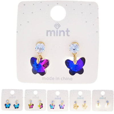 Fashion Rhinestone Earrings 47555 (12 units)