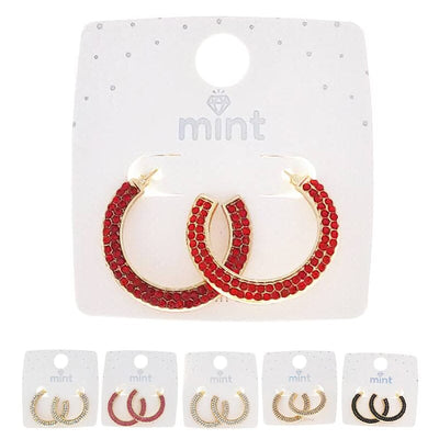 Fashion Round Shape Earrings 47196 (12 units)