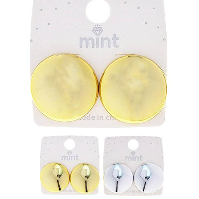 Fashion Round Shape Earrings 48068 (12 units)