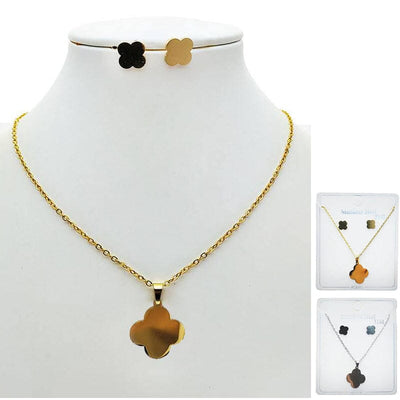 Fashion Stainless Steel Necklace Set 2093 (12 units)