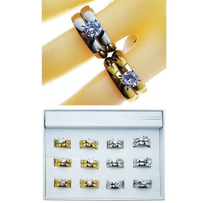 Fashion Stainless Steel Ring 2201 (12 units)