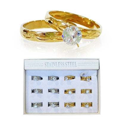 Fashion Stainless Steel Ring 479 (12 units)