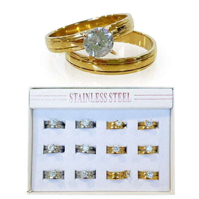 Fashion Stainless Steel Ring 856 (12 units)