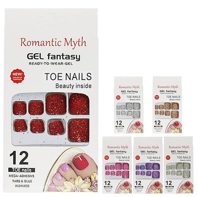 Fashion Toe Nail Tip 172G1 (12 units)