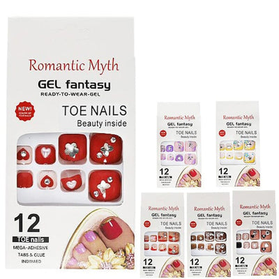 Fashion Toe Nail Tip 172R (12 units)