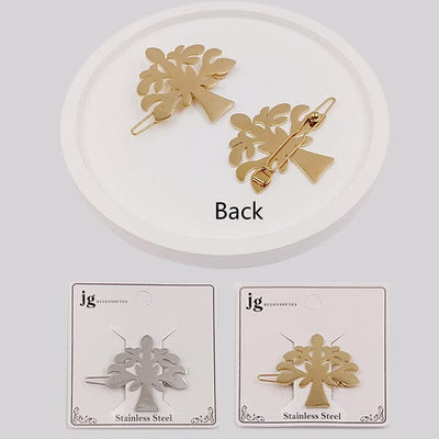 Fashion Tree Stainless Steel Hair Pin (12 units)