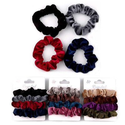 Fashion Velvet Hair Tie 2238F (12 units)