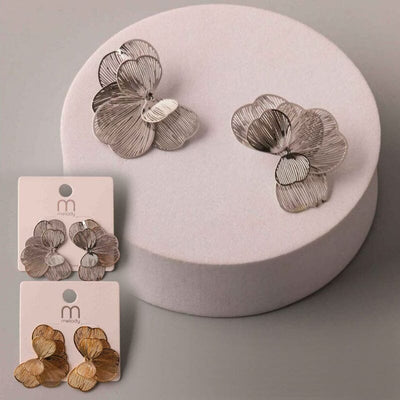 Filigree Layered Split Clover Earring 38874 (12 units)