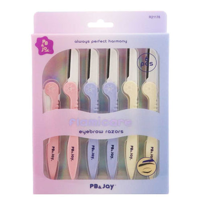 Flamicare Eyebrow Razors 6 Colors Set (6 units)