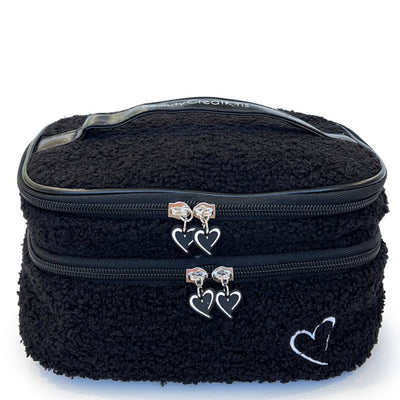Fleece Cosmetic Bag - Black (1 unit)