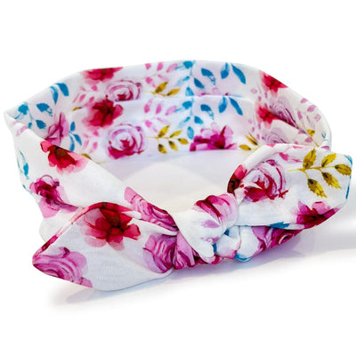 Floral Print Tie Headband 3126 (12 units)