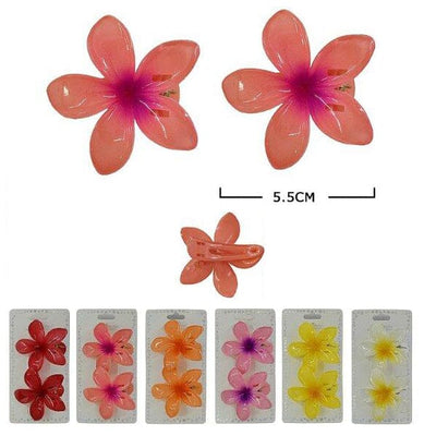 Flower 2PC Hair Pin Set 10756M (12 units)