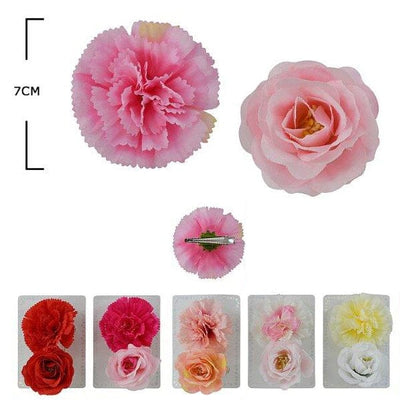 Flower Hair 2PC Hair Pin 1044M (12 units)