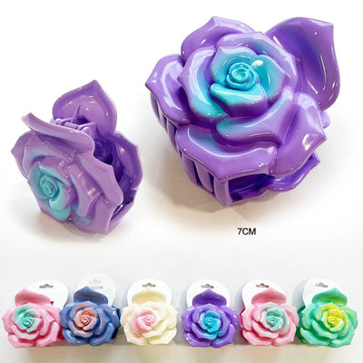 Flower Hair Jaw Clip 1061 (12 units)