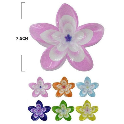 Flower Hair Jaw Clip 10909M (12 units)