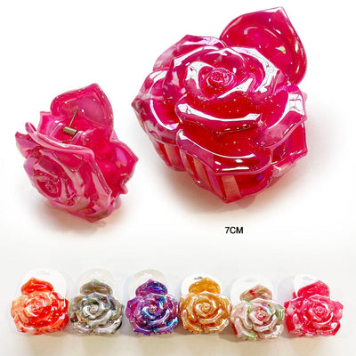 Flower Hair Jaw Clip 963 (12 units)