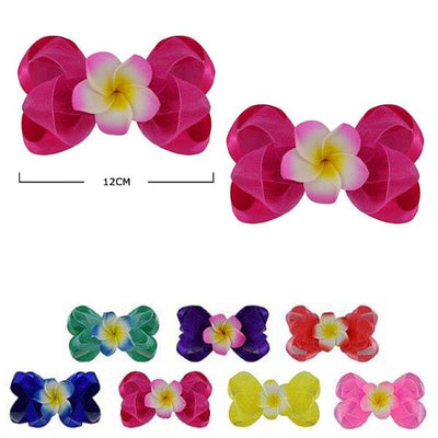 Flower Layered Hair Bow 1679K (24 units)