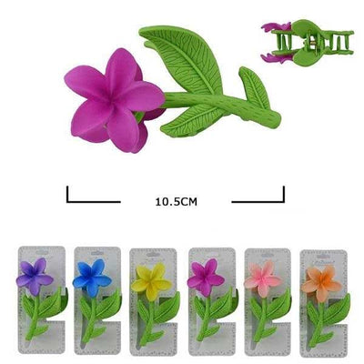 Flower Shape Hair Jaw Clip 10979M (12 units)