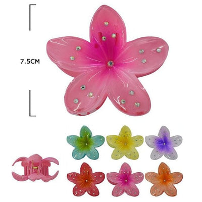 Flower Shape Jaw Clip 11100M (12 units)