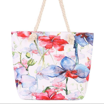 Flower Tote Bag With Rope Handle (2 units)