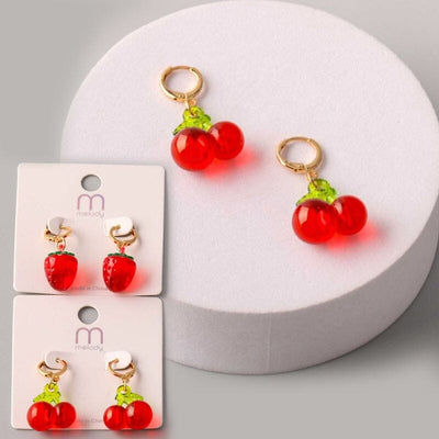 Fruit Drop Huggie Earring 37567 (12 units)