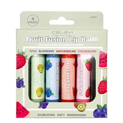 Fruit Fusion 4 PC Lip Balm 60051 (4 units)