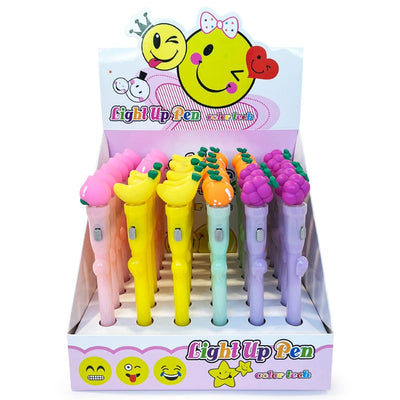 Fruit Topper Light Up Pen 1696 (36 units)