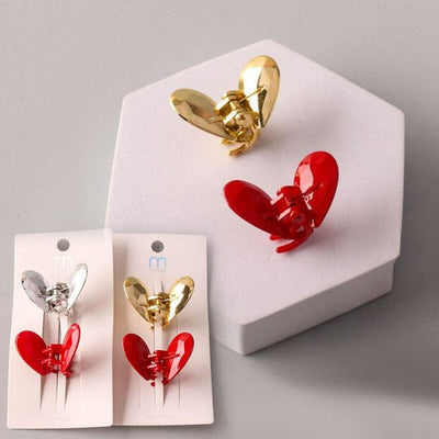Geometric Heart Wing Claw Clip 10779 (12 units)