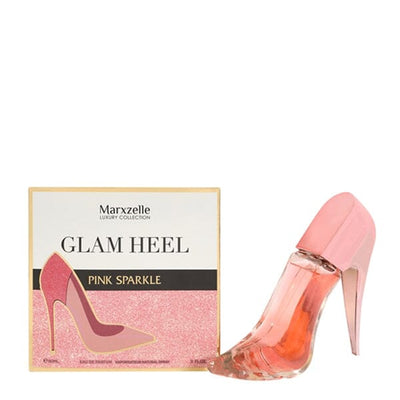 GLAM HEEL PINK SPARKLE SPRAY PERFUME EAU DE PARFUM FOR WOMEN - 90ML (3 units)