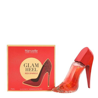 GLAM HEEL RED SPARKLE SPRAY PERFUME EAU DE PARFUM FOR WOMEN - 90ML (3 units)