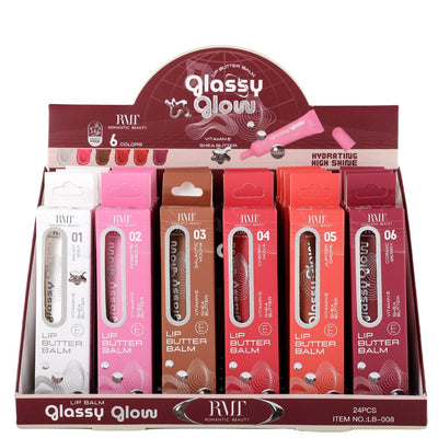 Glassy Glow Lip Butter Balm (24 units)