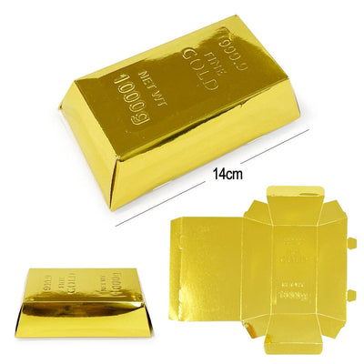 Gold Bar Shape Gift Box 181 (12 units)