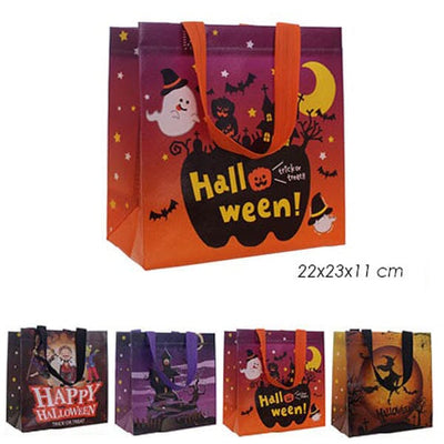 Halloween Assorted Printed Reusable Gift Bag 2292 (24 units)